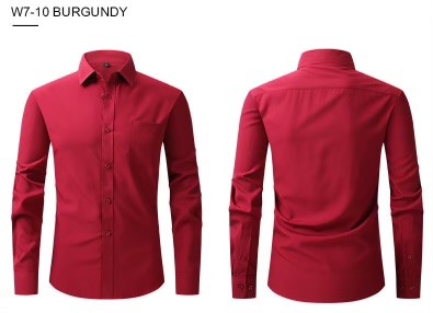 Burgandy Unisex long sleeved shirt
